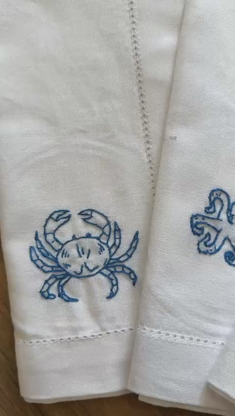 Napkins - Custom Embroidered